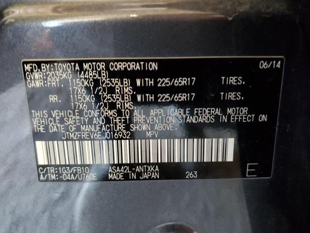 Photo 14 from auction – 2014 TOYOTA RAV4 LE with VIN JTMZFREV6EJ016932