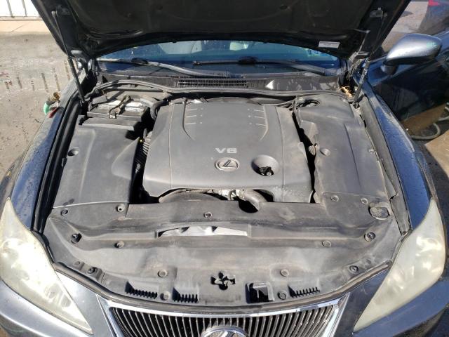 Photo 11 from auction – 2007 LEXUS IS 250 with VIN JTHBK262672039941