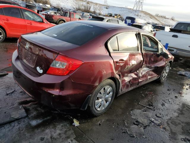 Photo 3 from auction – 2012 HONDA CIVIC with VIN 19XFB2F5XCE075741