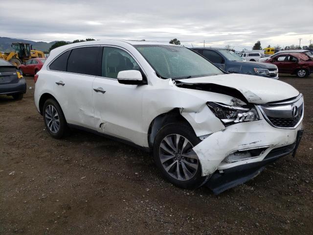 Foto 4 de la subasta – 2016 ACURA MDX TECHNO con VIN 5FRYD4H45GB016534
