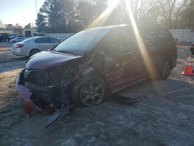 TOYOTA SIENNA SE 2018 with VIN 5TDXZ3DC4JS954775 - Photo from auction