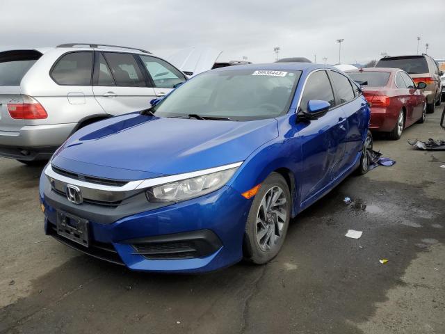 HONDA CIVIC EX 2018 with VIN 2HGFC2F7XJH544764 - Photo from auction