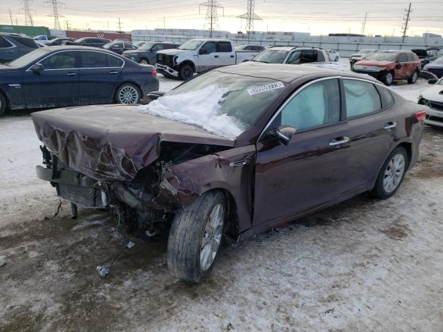 KIA OPTIMA LX 2018 with VIN 5XXGT4L39JG274929 - Photo from auction