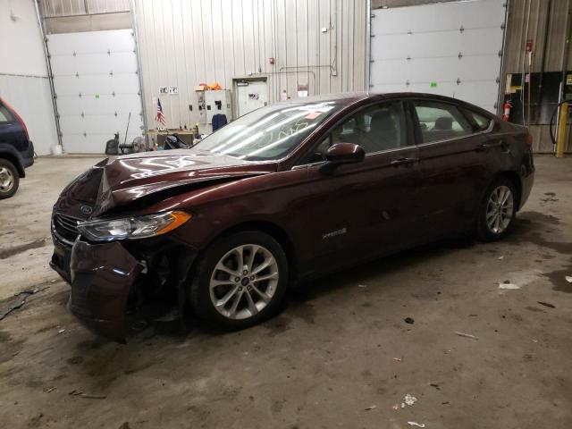 FORD FUSION SE 2019 with VIN 3FA6P0LU8KR125373 - Photo from auction