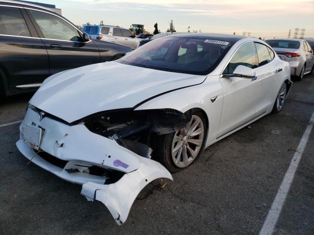 TESLA MODEL S 2018 with VIN 5YJSA1E27JF296417 - Photo from auction