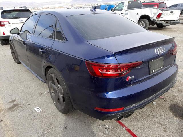 Photo 2 from auction – 2019 AUDI S4 PREMIUM with VIN WAUB4AF48KA078775