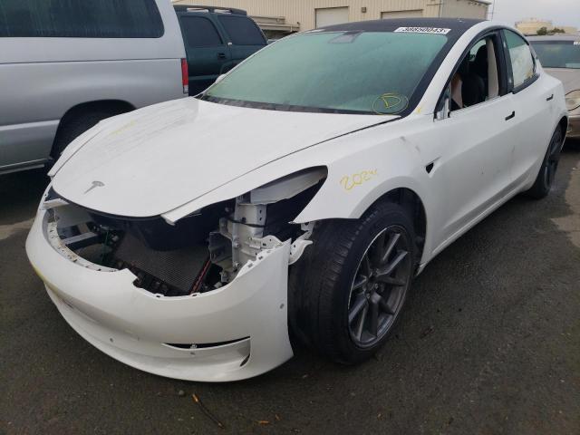 TESLA MODEL 3 2021 with VIN 5YJ3E1EA0MF873955 - Photo from auction