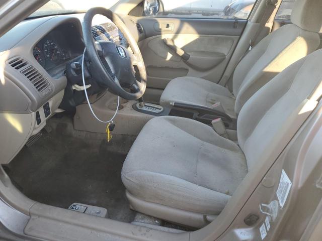 Photo 7 from auction – 2001 HONDA CIVIC LX with VIN 2HGES16591H532273