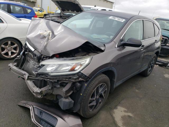 HONDA CR-V SE 2016 with VIN 2HKRM3H46GH542382 - Photo from auction