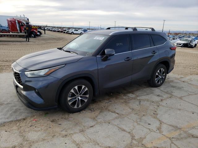 TOYOTA HIGHLANDER 2020 with VIN 5TDGZRAH1LS015458 - Photo from auction