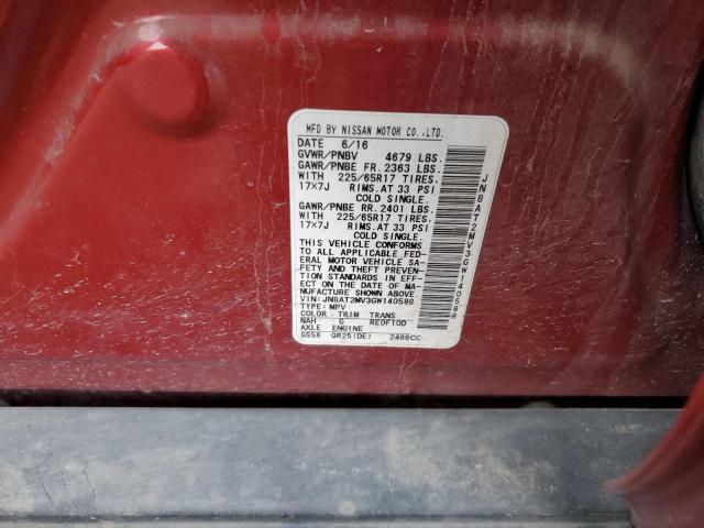 Photo 14 from auction – 2016 NISSAN ROGUE S with VIN JN8AT2MV3GW140598
