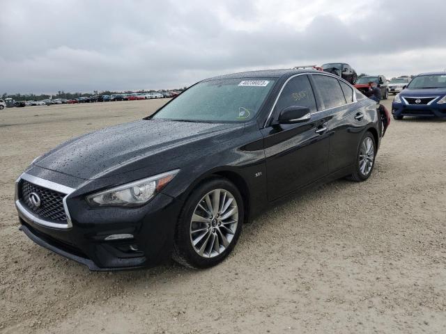 INFINITI Q50 LUXE 2019 with VIN JN1EV7AP7KM511554 - Photo from auction