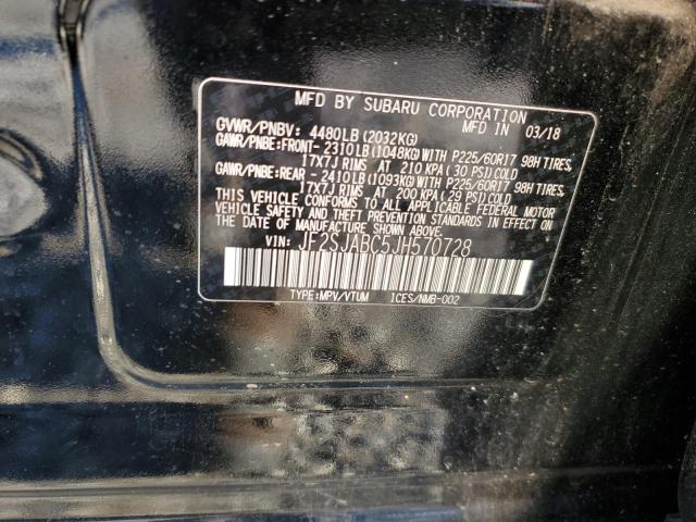 Photo 14 from auction – 2018 SUBARU FORESTER 2 with VIN JF2SJABC5JH570728