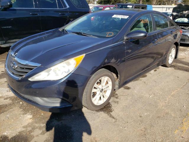 HYUNDAI SONATA GLS 2014 with VIN 5NPEB4AC7EH887283 - Photo from auction
