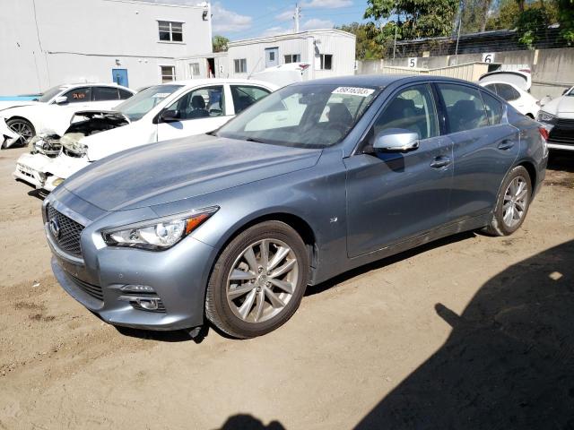 INFINITI Q50 BASE 2014 with VIN JN1BV7AR9EM701560 - Photo from auction