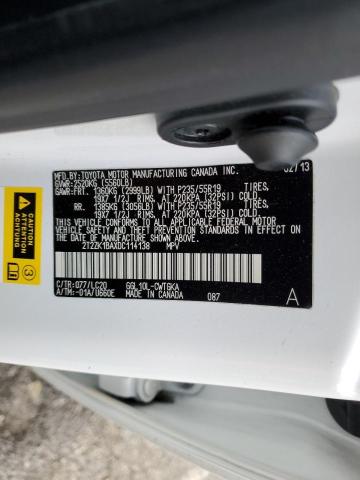 Photo 14 from auction – 2013 LEXUS RX 350 with VIN 2T2ZK1BAXDC114138