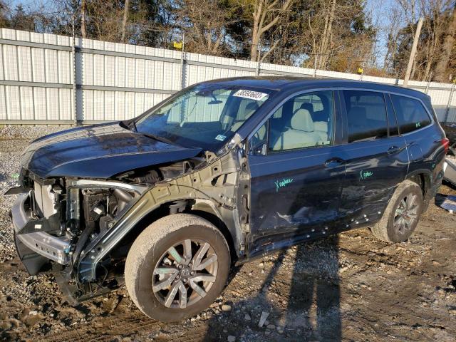 Photo 1 from auction – 2021 HONDA PILOT EX with VIN 5FNYF6H32MB078872