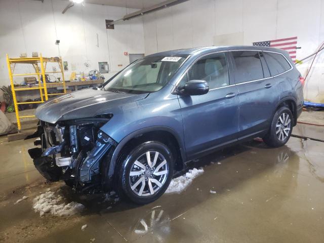 HONDA PILOT EXL 2021 with VIN 5FNYF6H57MB080909 - Photo from auction