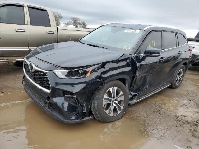 TOYOTA HIGHLANDER 2022 with VIN 5TDGZRAH5NS540350 - Photo from auction
