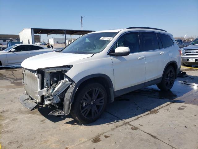 HONDA PILOT SE 2022 with VIN 5FNYF5H22NB014530 - Photo from auction