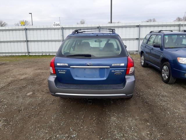 Photo 6 from auction – 2008 SUBARU OUTBACK 2. with VIN 4S4BP62C787357172