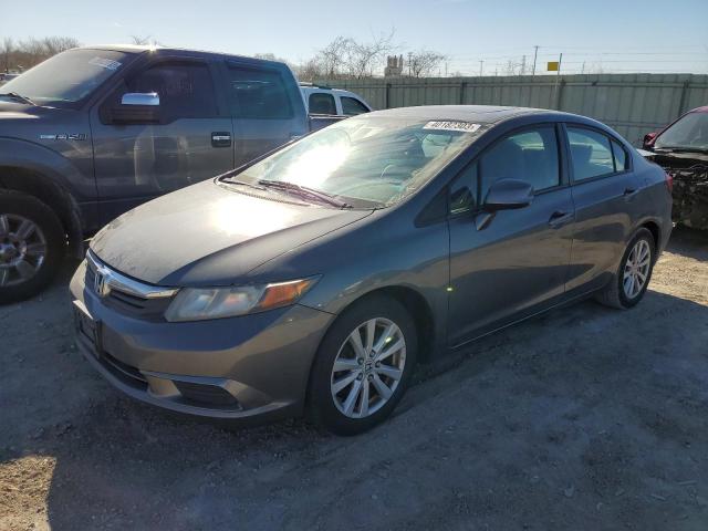 HONDA CIVIC EX 2012 with VIN 19XFB2F89CE028095 - Photo from auction