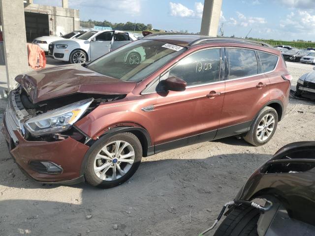 FORD ESCAPE SEL 2018 with VIN 1FMCU0HD4JUB79948 - Photo from auction