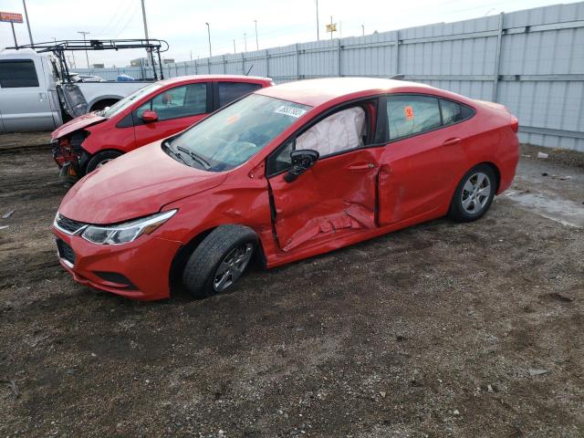 CHEVROLET CRUZE LS 2017 with VIN 1G1BC5SM9H7127032 - Photo from auction
