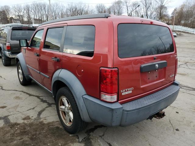 Photo 2 from auction – 2007 DODGE NITRO SXT with VIN 1D8GU28K37W586657