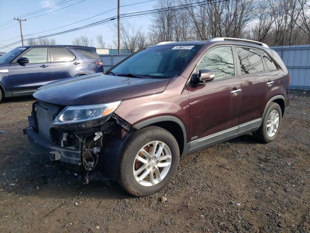 KIA SORENTO LX 2015 with VIN 5XYKTDA67FG569019 - Photo from auction