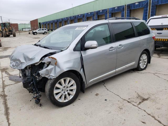 TOYOTA SIENNA XLE 2015 with VIN 5TDYK3DC1FS646849 - Photo from auction