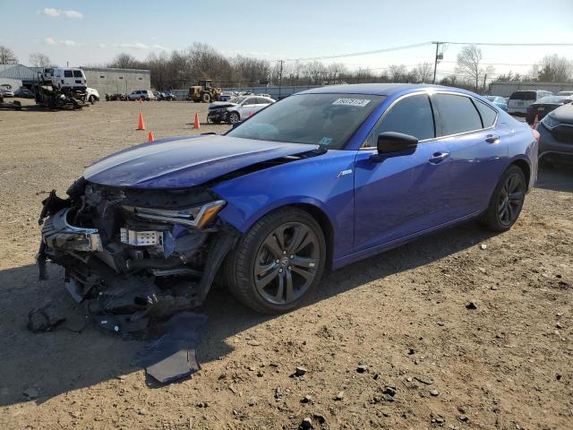 ACURA TLX TECH A 2021 with VIN 19UUB6F52MA009222 - Photo from auction