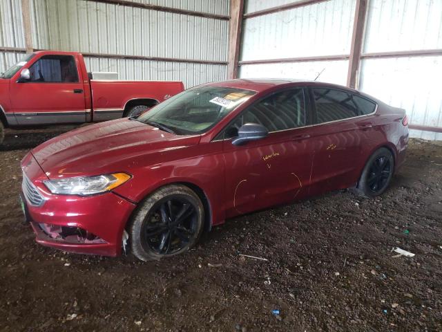 FORD FUSION SE 2018 with VIN 3FA6P0HD3JR158353 - Photo from auction