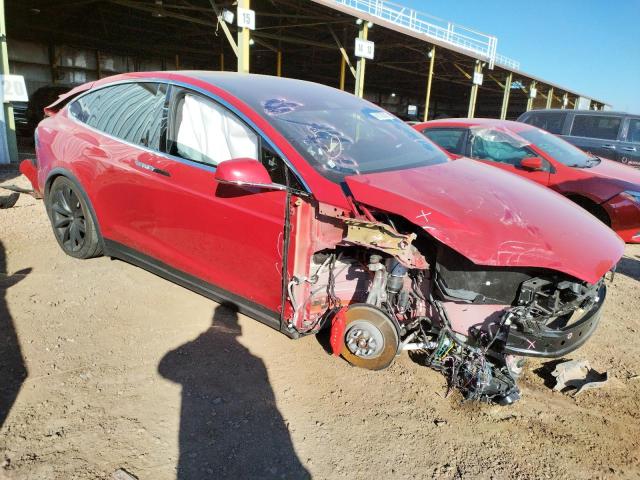 Photo 4 from auction – 2020 TESLA MODEL X with VIN 5YJXCAE43LF236283