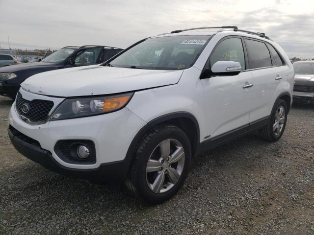 KIA SORENTO EX 2013 with VIN 5XYKUCA62DG321992 - Photo from auction