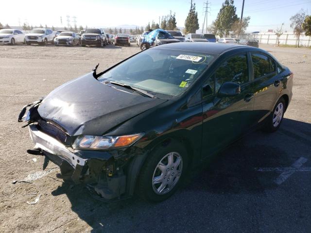 HONDA CIVIC LX 2012 with VIN 19XFB2F51CE078138 - Photo from auction
