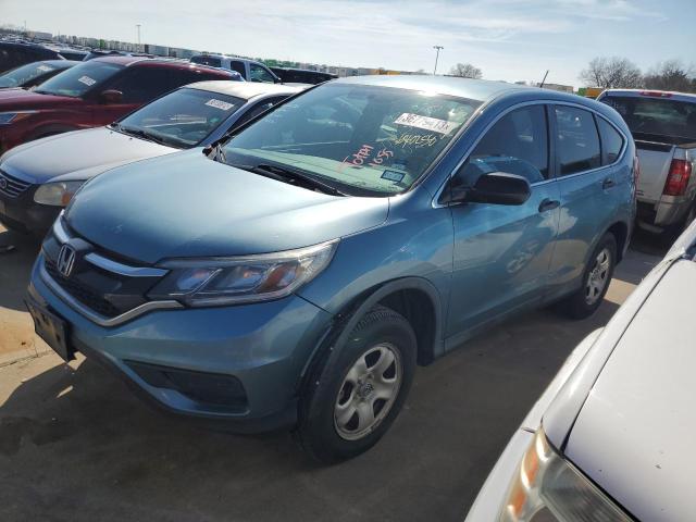 HONDA CR-V LX 2015 with VIN 2HKRM4H38FH640258 - Photo from auction