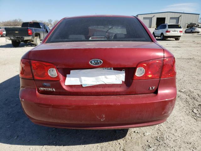 Photo 6 from auction – 2008 KIA OPTIMA LX with VIN KNAGE123885197296
