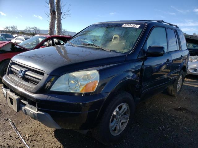 Photo 1 from auction – 2005 HONDA PILOT EXL with VIN 2HKYF18545H566535
