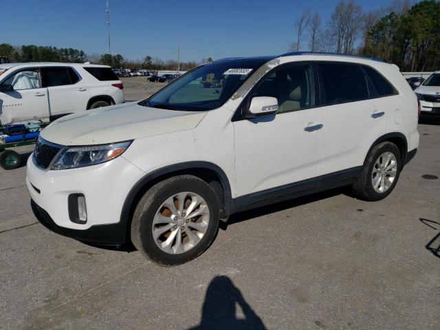KIA SORENTO EX 2014 with VIN 5XYKU4A78EG461268 - Photo from auction