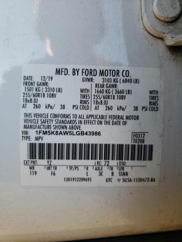 Photo 14 from auction – 2020 FORD EXPLORER P with VIN 1FM5K8AW5LGB43986