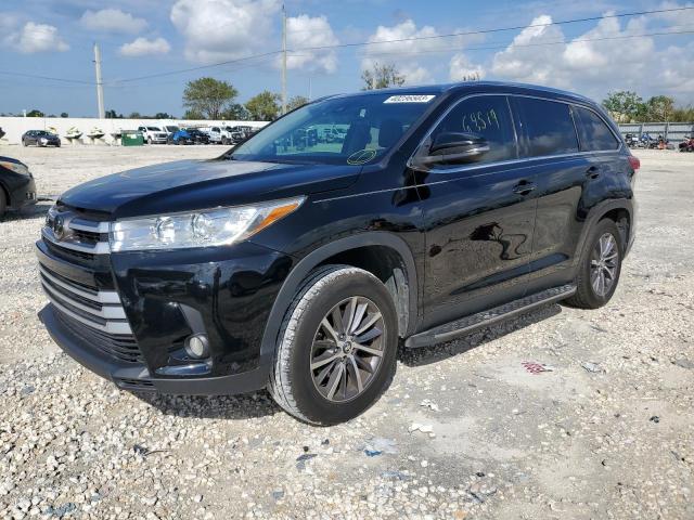 Photo 1 from auction – 2019 TOYOTA HIGHLANDER with VIN 5TDKZRFH1KS552249
