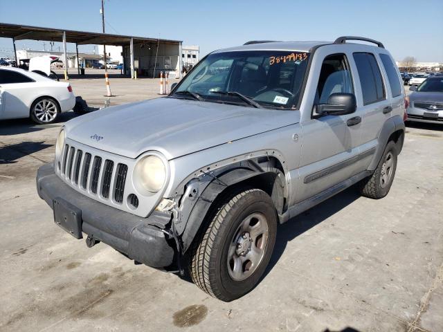 Photo 1 from auction – 2007 JEEP LIBERTY SP with VIN 1J4GL48K27W670878