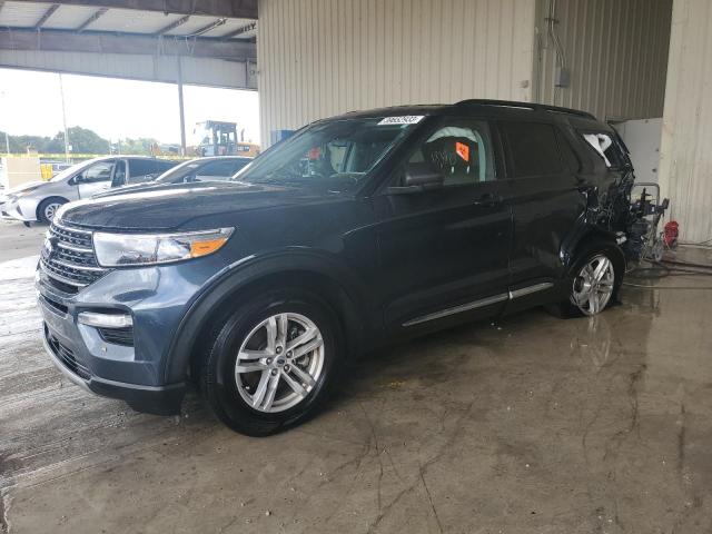 FORD EXPLORER X 2022 with VIN 1FMSK7DH2NGA57449 - Photo from auction