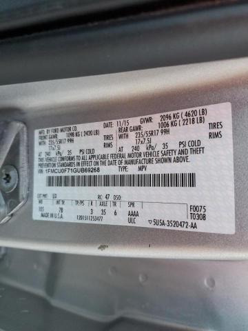 Photo 14 from auction – 2016 FORD ESCAPE S with VIN 1FMCU0F71GUB69268