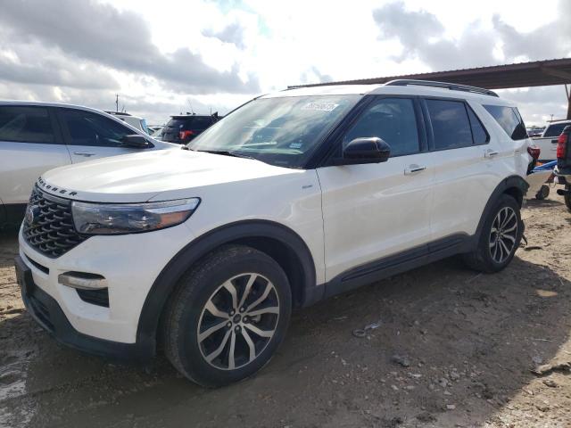 FORD EXPLORER S 2022 with VIN 1FMSK8KH0NGA74940 - Photo from auction