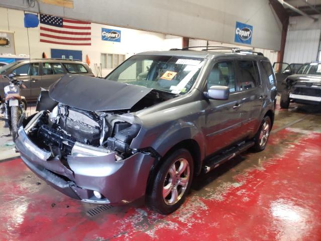 HONDA PILOT EXL 2012 with VIN 5FNYF4H68CB040821 - Photo from auction