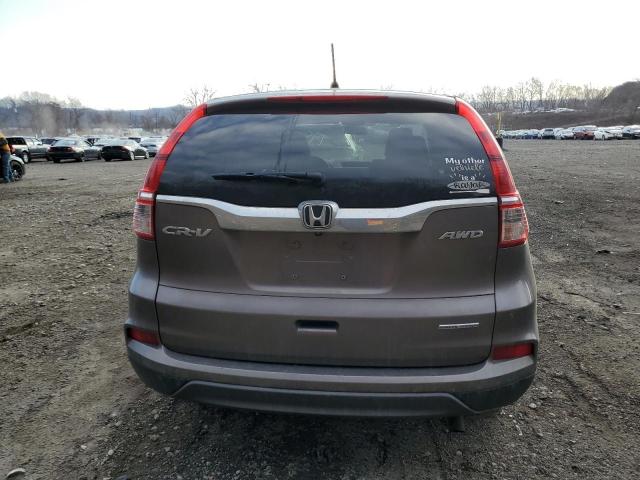 Photo 6 from auction – 2016 HONDA CR-V SE with VIN 5J6RM4H41GL057207