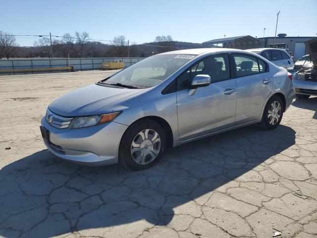 Photo 1 from auction – 2012 HONDA CIVIC HYBR with VIN JHMFB4F28CS008021