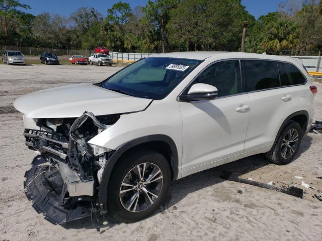TOYOTA HIGHLANDER 2017 with VIN 5TDZZRFH5HS209662 - Photo from auction